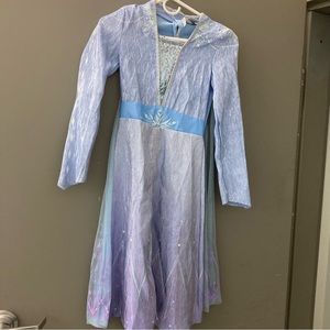 Disney Store Ice Queen Elsa Costume Dress Up Costume for Girls Frozen II Blue